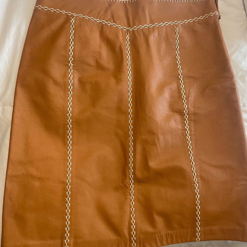Leather skirt